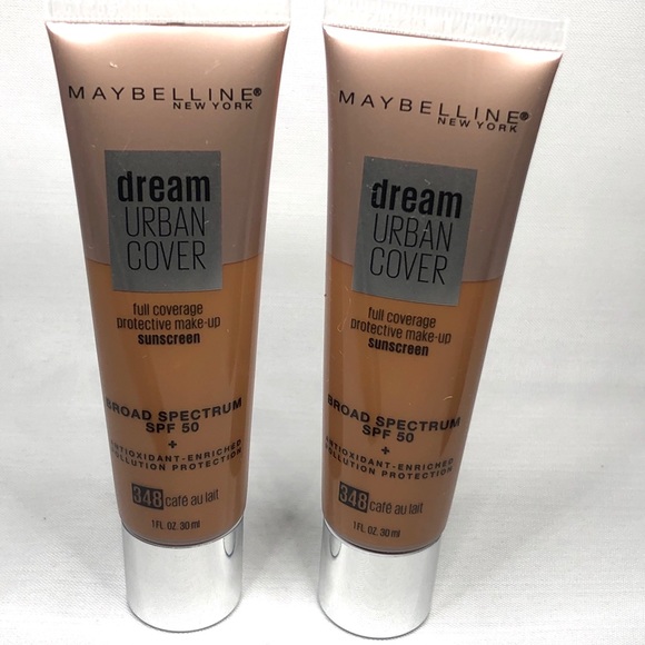 Set of 2 Maybelline Dream Urban Cover foundations - Picture 2 of 9
